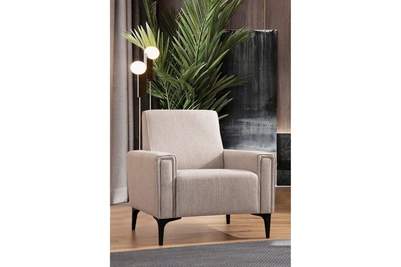 Naoko Fåtölj - Ljusbrun - Möbler - Fåtölj & stolar - Fåtölj