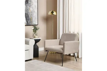 Fåtölj Narken - Beige, svart - Möbler - Fåtölj & stolar - Fåtölj