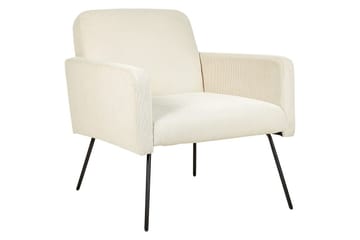 Fåtölj Narken - Krämvit, svart - Möbler - Fåtölj & stolar - Fåtölj
