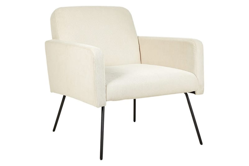 Fåtölj Narken - Krämvit, svart - Möbler - Fåtölj & stolar - Fåtölj