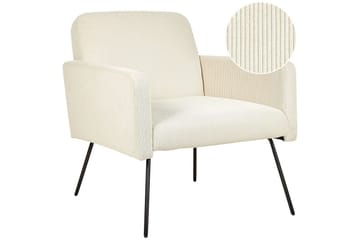 Fåtölj Narken - Krämvit, svart - Möbler - Fåtölj & stolar - Fåtölj