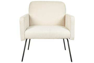 Fåtölj Narken - Krämvit, svart - Möbler - Fåtölj & stolar - Fåtölj