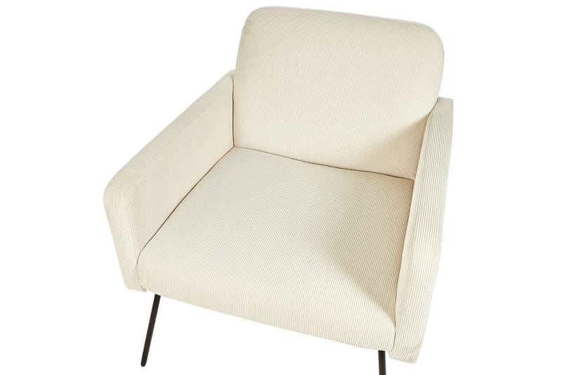 Fåtölj Narken - Krämvit, svart - Möbler - Fåtölj & stolar - Fåtölj