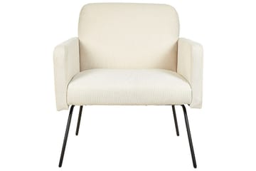 Fåtölj Narken - Krämvit, svart - Möbler - Fåtölj & stolar - Fåtölj