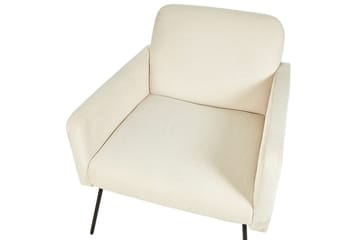 Fåtölj Narken - Krämvit, svart - Möbler - Fåtölj & stolar - Fåtölj