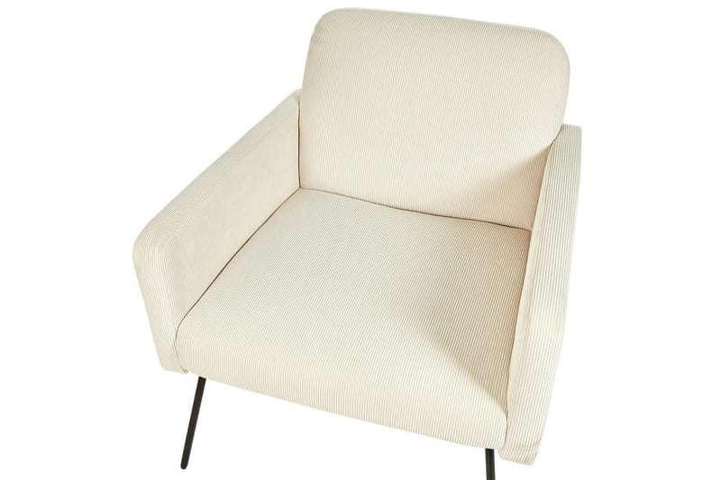 Fåtölj Narken - Krämvit, svart - Möbler - Fåtölj & stolar - Fåtölj