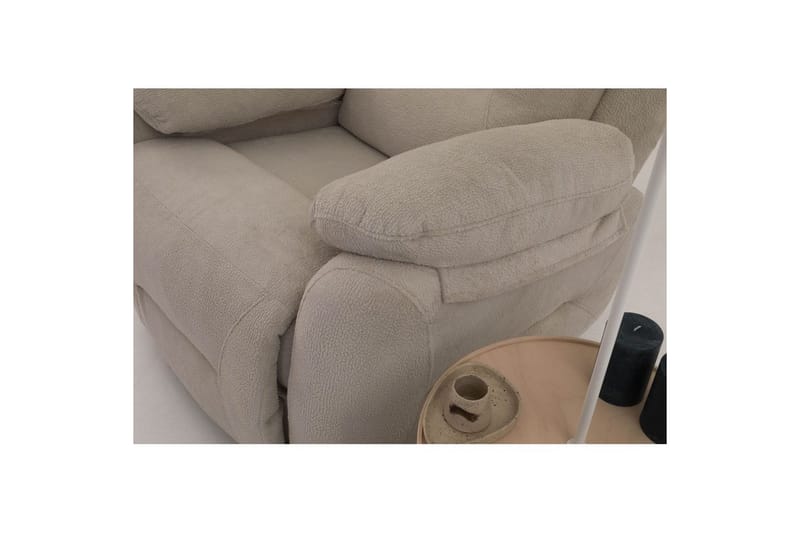 Navren Reclinerfåtölj Elektrisk - Krämvit - Möbler - Fåtölj & stolar - Fåtölj - Biofåtölj & reclinerfåtölj