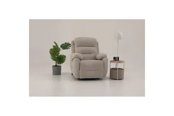 Navren Reclinerfåtölj Elektrisk - Krämvit - Möbler - Fåtölj & stolar - Fåtölj - Liggfåtölj