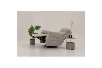 Navren Reclinerfåtölj Elektrisk - Krämvit - Möbler - Fåtölj & stolar - Fåtölj - Liggfåtölj