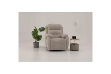 Navren Reclinerfåtölj Elektrisk - Krämvit - Möbler - Fåtölj & stolar - Fåtölj - Liggfåtölj