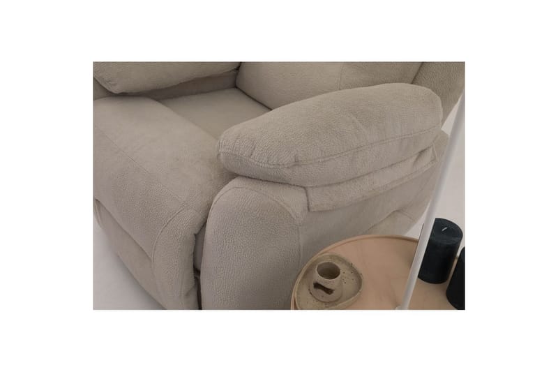 Navren Reclinerfåtölj Elektrisk - Krämvit - Möbler - Fåtölj & stolar - Fåtölj - Liggfåtölj