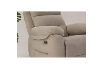 Navren Reclinerfåtölj Elektrisk - Krämvit - Möbler - Fåtölj & stolar - Fåtölj - Liggfåtölj