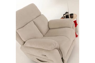 Navren Reclinerfåtölj Elektrisk - Krämvit - Möbler - Fåtölj & stolar - Fåtölj - Liggfåtölj