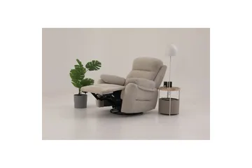 Navren Reclinerfåtölj Elektrisk - Krämvit - Möbler - Fåtölj & stolar - Fåtölj - Biofåtölj & reclinerfåtölj