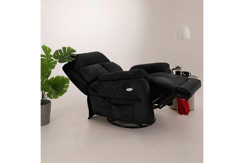 Navren Reclinerfåtölj Elektrisk - Svart - Möbler - Fåtölj & stolar - Fåtölj - Biofåtölj & reclinerfåtölj