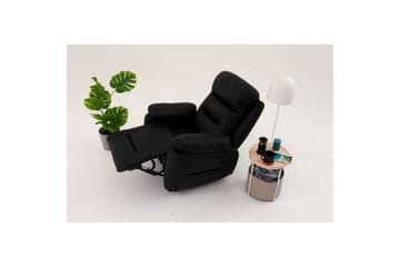 Navren Reclinerfåtölj Elektrisk - Svart - Möbler - Fåtölj & stolar - Fåtölj - Liggfåtölj