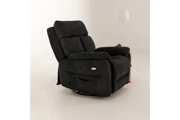 Navren Reclinerfåtölj Elektrisk - Svart - Möbler - Fåtölj & stolar - Fåtölj - Biofåtölj & reclinerfåtölj