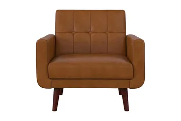 Nola Fåtölj Konstläder/Ljusbrun - Dorel Home - Möbler - Fåtölj & stolar - Fåtölj