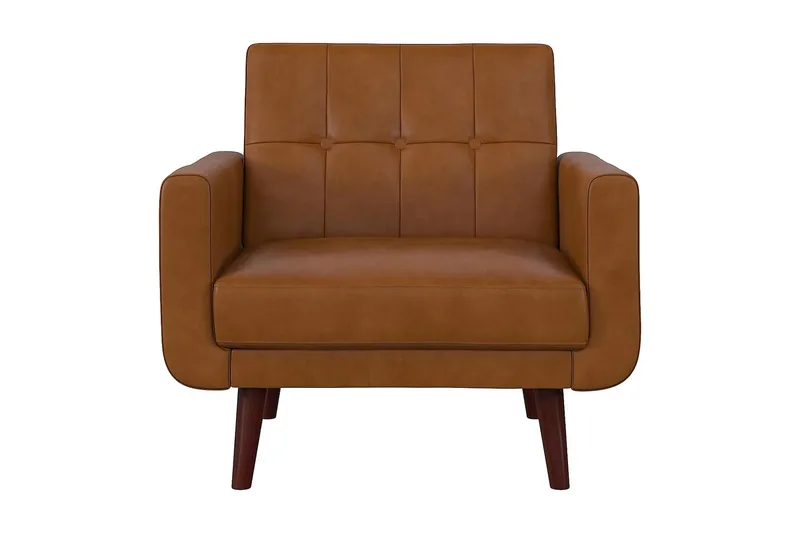 Nola Fåtölj Konstläder/Ljusbrun - Dorel Home - Möbler - Fåtölj & stolar - Fåtölj