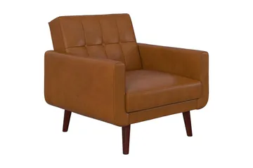 Nola Fåtölj Konstläder/Ljusbrun - Dorel Home - Möbler - Fåtölj & stolar - Fåtölj