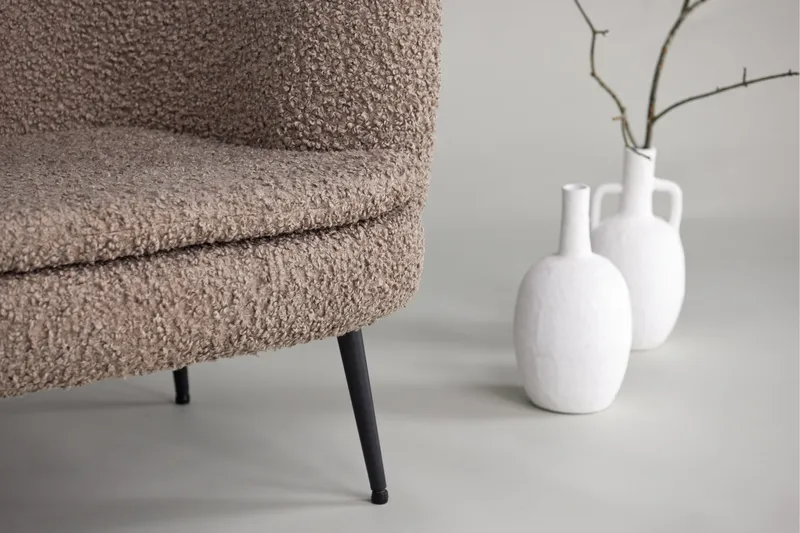 Nordkoster Loungefåtölj - Svart/Beige - Möbler - Fåtölj & stolar - Fåtölj