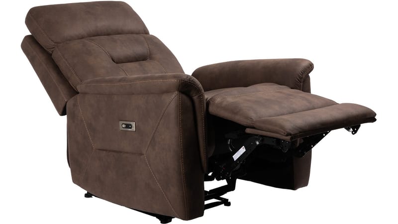 Novira reclinerfåtölj Elektrisk - Brun - Möbler - Fåtölj & stolar - Fåtölj - Biofåtölj & reclinerfåtölj