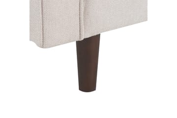 Fåtölj Nurmo - Beige, mörkt trä - Möbler - Fåtölj & stolar - Fåtölj