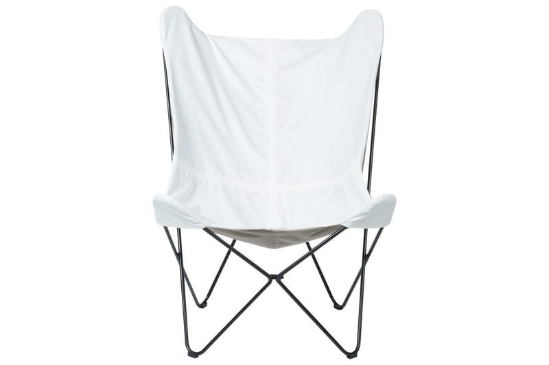 Fåtölj Nybro - Vit, Svart/Sammet - Möbler - Fåtölj & stolar - Fåtölj