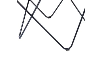 Fåtölj Nybro - Vit, Svart/Sammet - Möbler - Fåtölj & stolar - Fåtölj