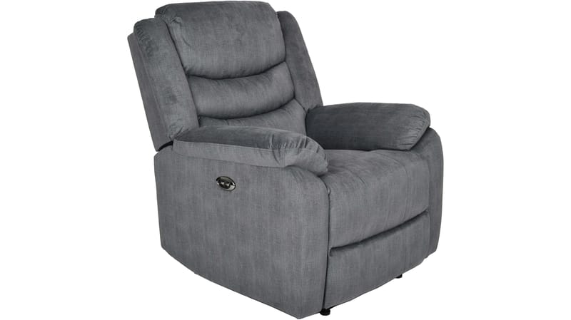 Olvani Reclinerfåtölj i tyg elektrisk - Grå - Möbler - Fåtölj & stolar - Fåtölj - Biofåtölj & reclinerfåtölj