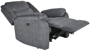Olvani Reclinerfåtölj i tyg elektrisk - Grå - Möbler - Fåtölj & stolar - Fåtölj - Biofåtölj & reclinerfåtölj