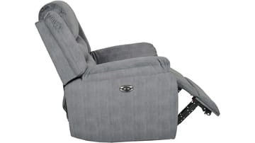 Olvani Reclinerfåtölj i tyg elektrisk - Grå - Möbler - Fåtölj & stolar - Fåtölj - Biofåtölj & reclinerfåtölj