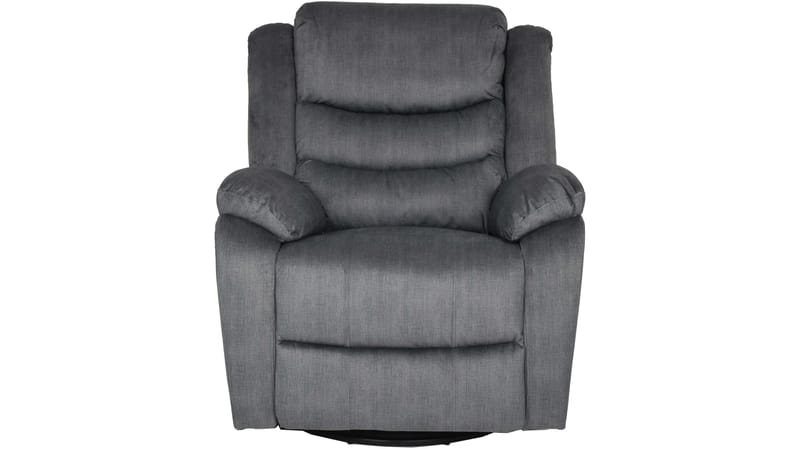 Olvani Reclinerfåtölj i tyg manuell - Grå - Möbler - Fåtölj & stolar - Fåtölj - Biofåtölj & reclinerfåtölj