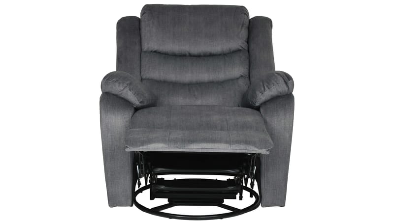 Olvani Reclinerfåtölj i tyg manuell - Grå - Möbler - Fåtölj & stolar - Fåtölj - Biofåtölj & reclinerfåtölj