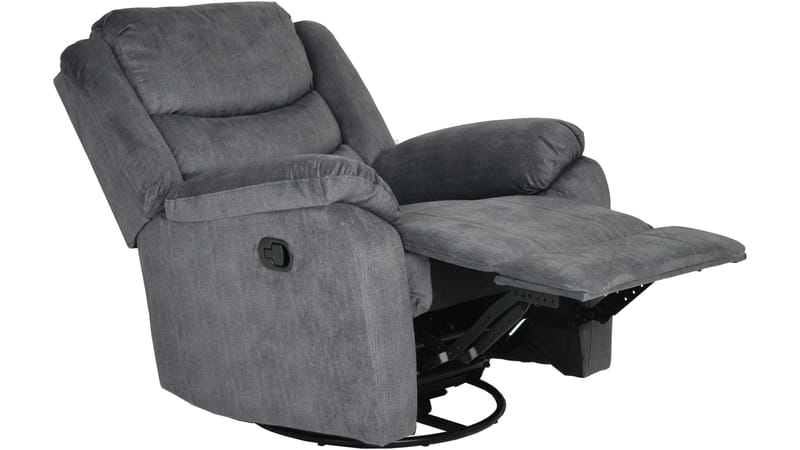 Olvani Reclinerfåtölj i tyg manuell - Grå - Möbler - Fåtölj & stolar - Fåtölj - Biofåtölj & reclinerfåtölj