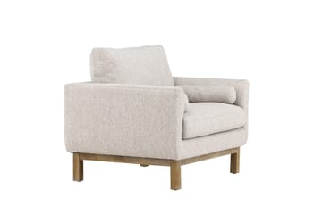 Olympos Fåtölj i Tyg - Beige - Möbler - Fåtölj & stolar - Fåtölj