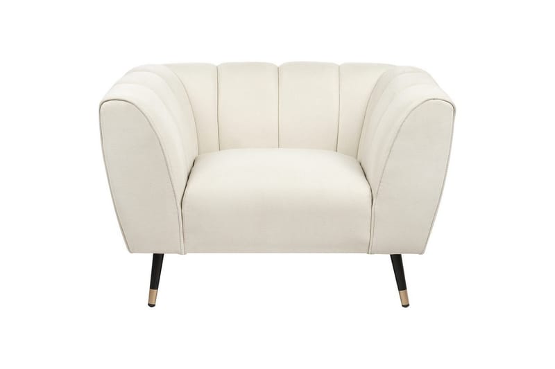 Fåtölj Orsta - Beige, svart, guld - Möbler - Fåtölj & stolar - Fåtölj