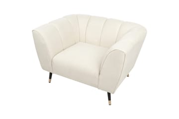 Fåtölj Orsta - Beige, svart, guld - Möbler - Fåtölj & stolar - Fåtölj