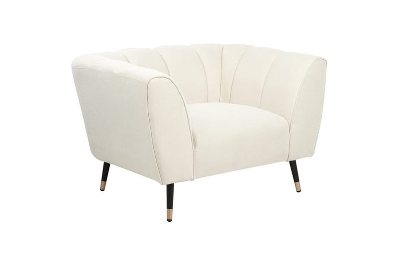 Fåtölj Orsta - Beige, svart, guld - Möbler - Fåtölj & stolar - Fåtölj