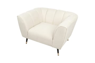 Fåtölj Orsta - Beige, svart, guld - Möbler - Fåtölj & stolar - Fåtölj