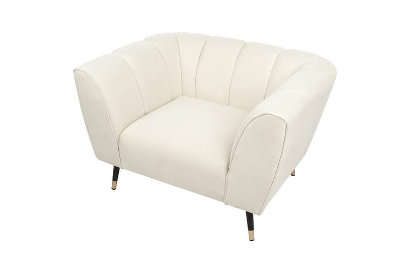 Fåtölj Orsta - Beige, svart, guld - Möbler - Fåtölj & stolar - Fåtölj