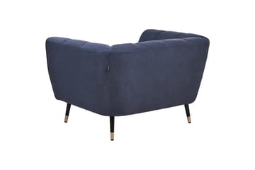 Fåtölj Orsta - Blå, svart, guld - Möbler - Fåtölj & stolar - Fåtölj