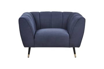 Fåtölj Orsta - Blå, svart, guld - Möbler - Fåtölj & stolar - Fåtölj