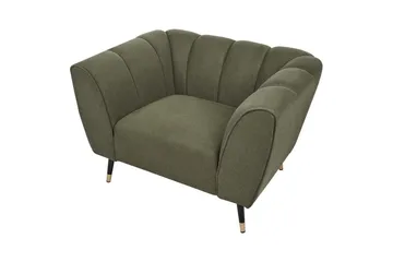 Fåtölj Orsta - Grön, svart, guld - Möbler - Fåtölj & stolar - Fåtölj