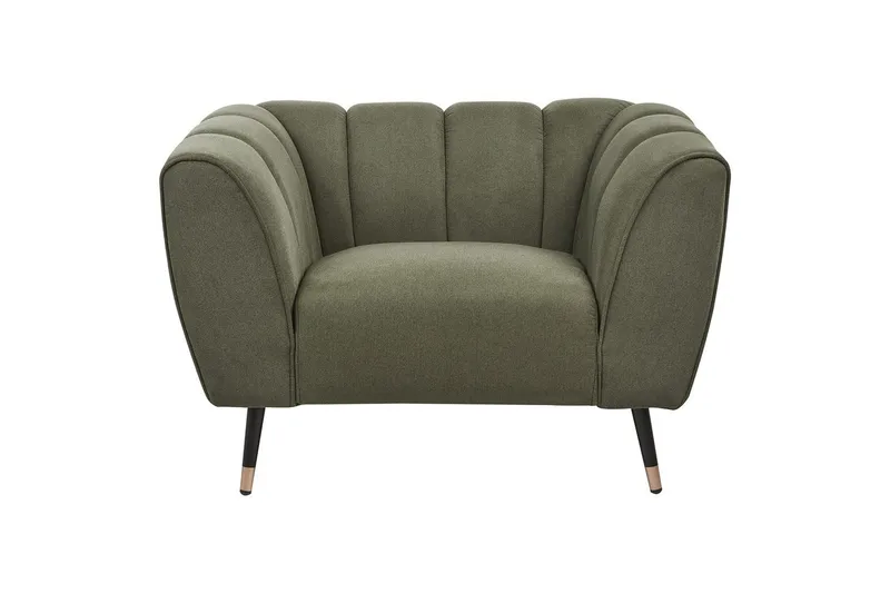 Fåtölj Orsta - Grön, svart, guld - Möbler - Fåtölj & stolar - Fåtölj