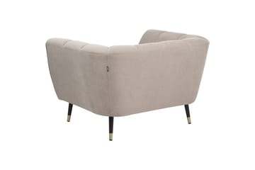 Fåtölj Orsta - Taupe, svart, guld - Möbler - Fåtölj & stolar - Fåt ölj