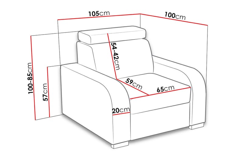 Oslo Fåtölj - Brun - Möbler - Fåtölj & stolar - Fåtölj