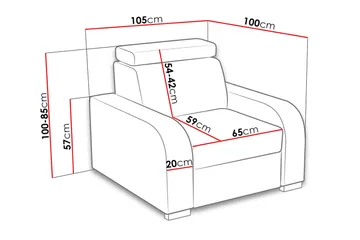 Oslo Fåtölj - Grå - Möbler - Fåtölj & stolar - Fåtölj