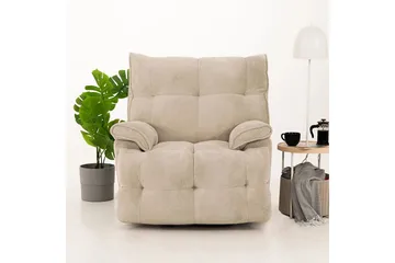 Osmara Reclinerfåtölj Elektrisk - Krämvit - Möbler - Fåtölj & stolar - Fåtölj - Liggfåtölj