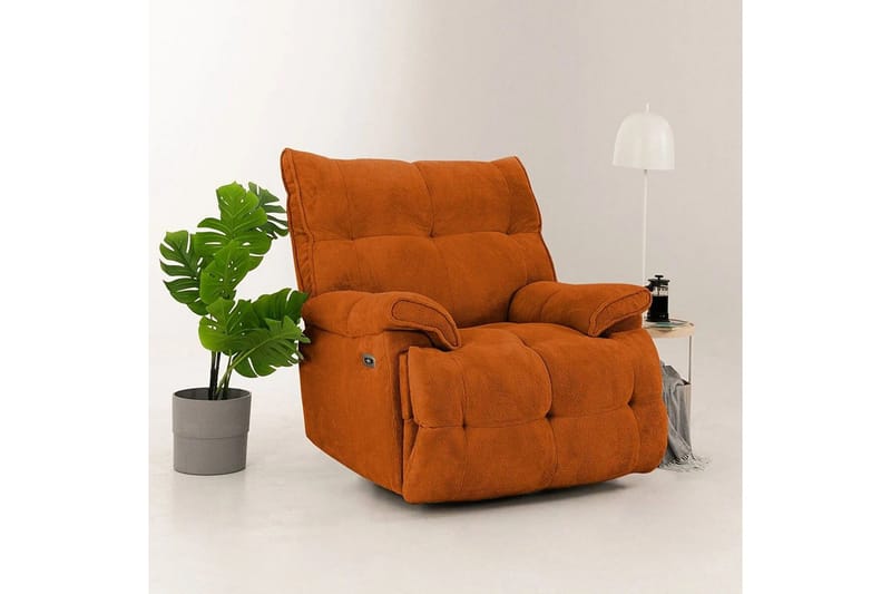 Osmara Reclinerfåtölj Elektrisk - Röd - Möbler - Fåtölj & stolar - Fåtölj - Liggfåtölj